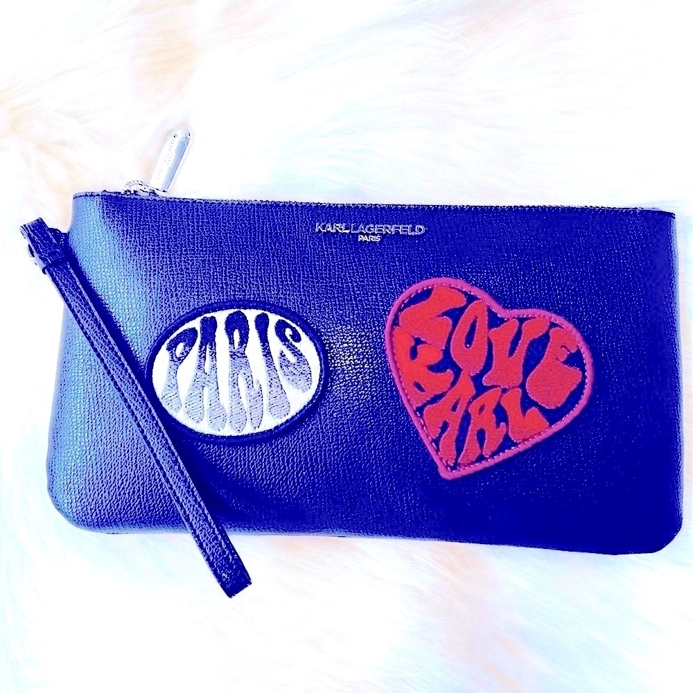 NWT🩸KARL LAGERFELD🩸Wristlet/Clutch - Picture 5 of 7